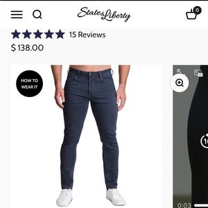 Selling Men’s State and Liberty stretch jeans in great condition. Worn 2-3 times